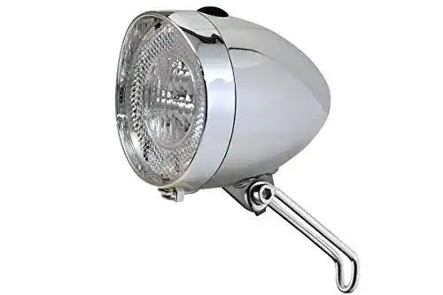 Fahrradlampe mit Nabendynamo Union Klassic LED-UN-4935 Chrom 40L