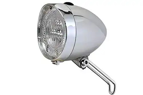 Fahrradlampe mit Nabendynamo Union Klassic LED-UN-4935 Chrom 40L