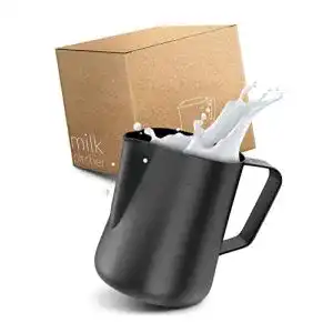 Milchkännchen Lambda Coffee Barista Edelstahl 600ml für Milchaufschäumen