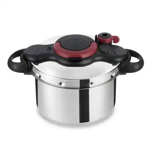 Tefal Clipso Minut Easy Schnellkochtopf aus Edelstahl mit 6 Litern