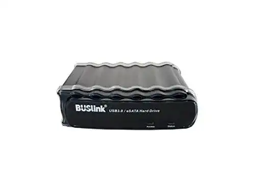 Externe Festplatte mit 3 TB Speicher, USB 3.0 und eSATA-Anschluss
