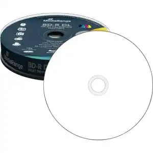 Mediarange BD-R Dual Layer Blu-ray-Rohling 50GB 6x in 10er Pack
