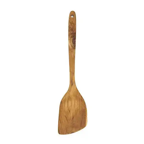 Pfannenwender FAAY 13,5″ Stir Fry Holzspatel für RECHTE Hand