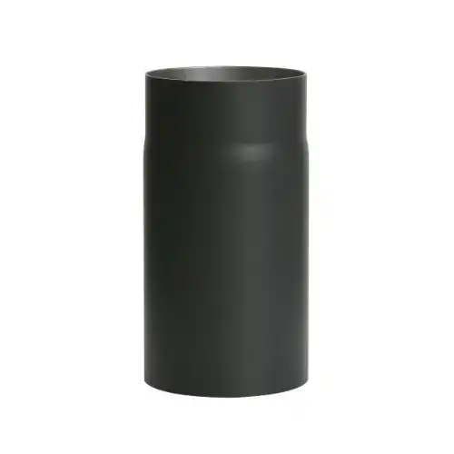 Ofenrohr Kamino Flam schwarz aus Stahl für Rauchableitung