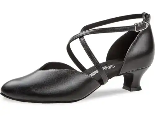 Tanzschuhe Diamant Latein 107-013-034 für Damen in Schwarz