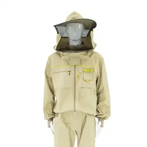 Imkerjacke Lyson mit abnehmbarem Hut und Handstulpen