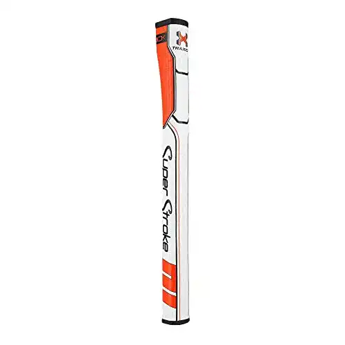SuperStroke Golf Putter Grip mit WristLock in Orange und Weiß