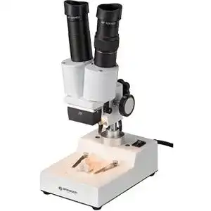 Bresser 3D Auflicht Stereo Mikroskop Biorit ICD mit 20x Vergrößerung