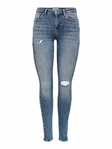 Skinny Jeans für Damen von ONLY ONLPOWER MID Push SK DT REA264