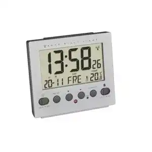 TFA Dostmann Digitaler Wecker mit Funkuhr und Thermometer