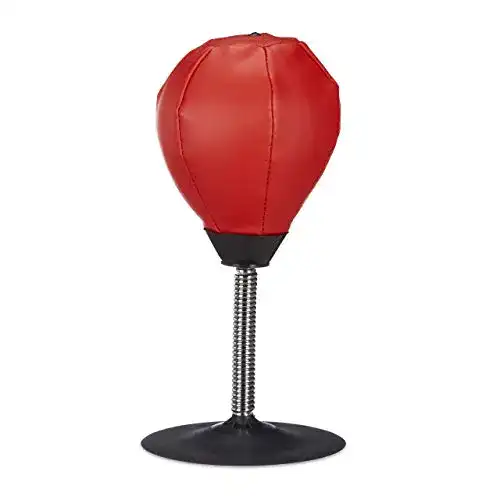 Boxbirne Relaxdays 10022328 Punchingball Tisch für Büro und Zuhause