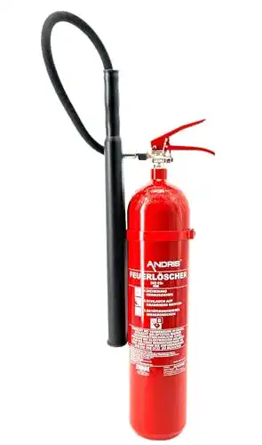 5kg CO2 Feuerlöscher von Andris für den Einsatz in verschiedenen Bereichen