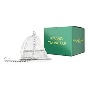 Vahdam Pyramiden Tee-Ei aus Edelstahl für Tasse, 18/8