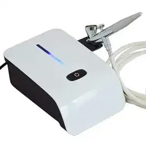 Airbrushpistole Amur AirBrush Set Carry IV-TC mit Kompressor