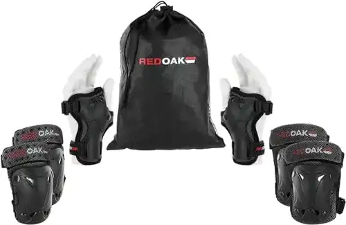 Protektoren-Set für Erwachsene von Redoak – Schutzausrüstung für Sport