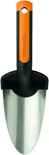 Blumenkelle von Fiskars, 28 cm, rostfreie Stahlkelle für Gartenarbeiten