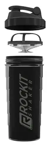 Edelstahl Shaker RockitShaker 1000ml für Proteinshakes