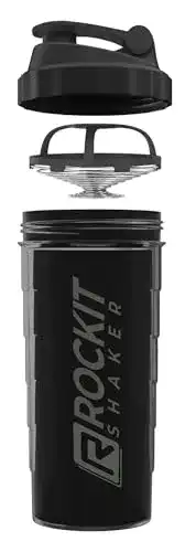 Edelstahl Shaker RockitShaker 1000ml für Proteinshakes
