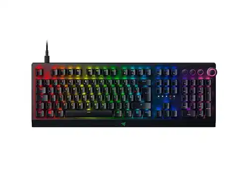Razer BlackWidow V3 Pro Kabellose Gaming Tastatur mit Green Switch