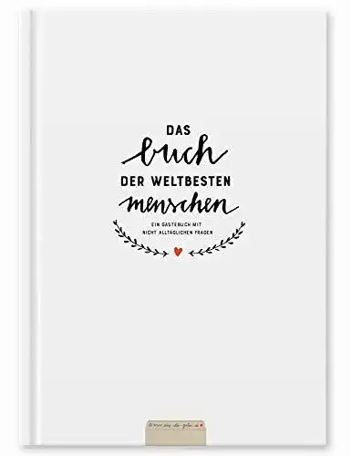Gästebuch mit Fragen zum Ausfüllen für besondere Anlässe