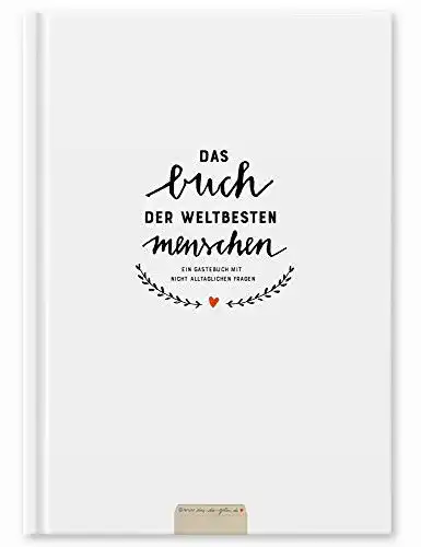 Gästebuch mit Fragen zum Ausfüllen für besondere Anlässe