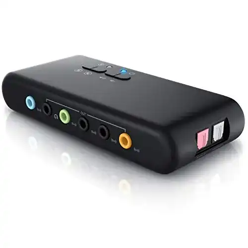 CSL USB 7.1 externe Soundkarte für Computer und Notebook