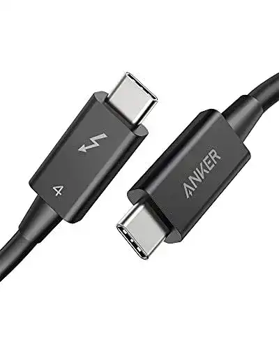 Anker Thunderbolt 4 Kabel 70 cm mit 8K Unterstützung und 40 Gbps