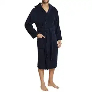 Bademantel für Herren von Schiesser in Größe 50 (M), Blau