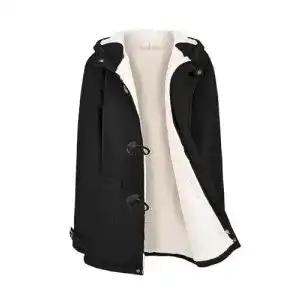 Damen Mantel Nadeer Plüsch Jacke Trenchcoat für Winter
