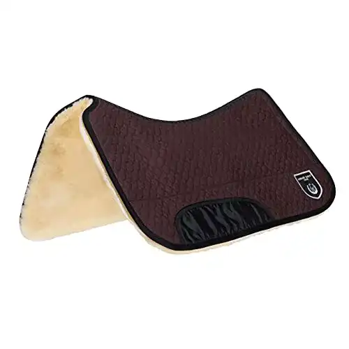 Westernpad Werner Christ – Western-Satteldecke aus echtem Lammfell