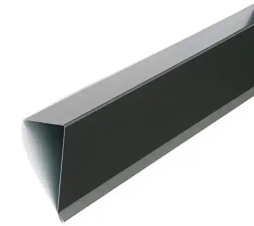 Ortgangblech Aluminium 2000mm 60mm x 125mm für Dachabschlüsse