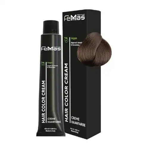 Braune Haarfarbe FemMas Hellbraun Intensiv 5.0