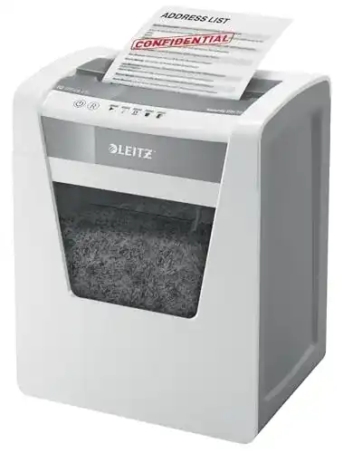Leitz IQ Aktenvernichter Office P5 für sichere Dokumentenvernichtung