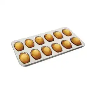 Madeleine Backform Gobel 164710 für 12 Madeleines aus Weißblech