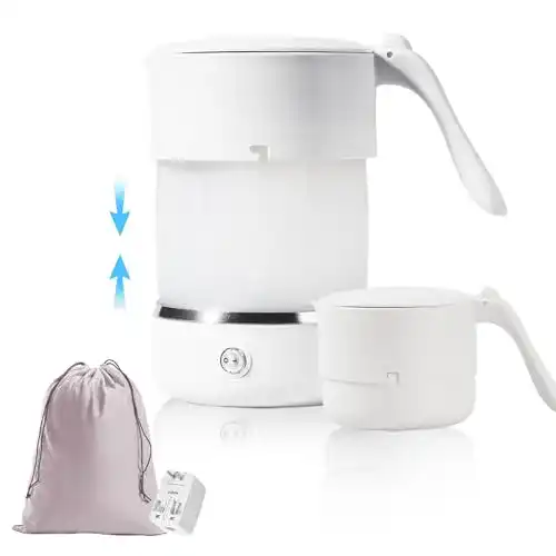 Faltbarer Wasserkocher Adirigo für Reisen, BPA-frei, 500 ml