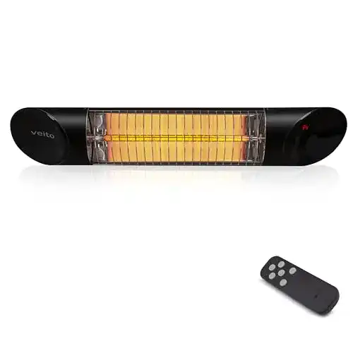 Veito Heizstrahler Blade Mini Design – Infrarot Heizstrahler mit Fernbedienung