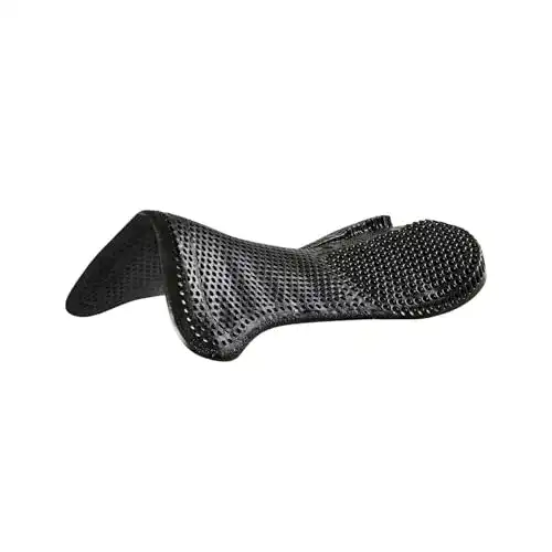 Acavallo Gel Pad und Rückenpolster in Schwarz, Onesize