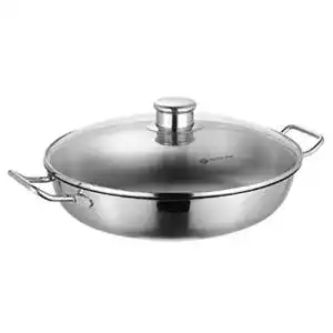 Schulte-Ufer Schmorpfanne Profi-Line 28 cm Edelstahl