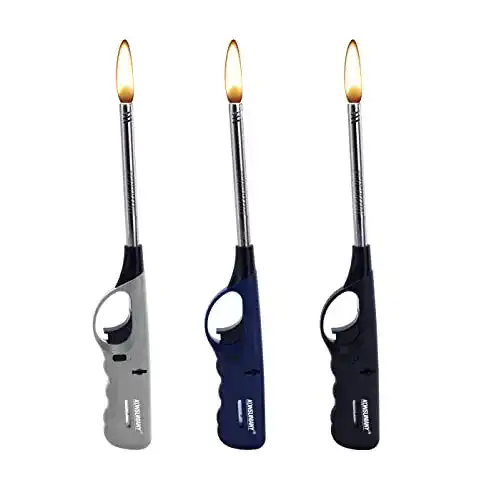 Stabfeuerzeug KONSUMANY 3er Set Nachfüllbar 27 cm