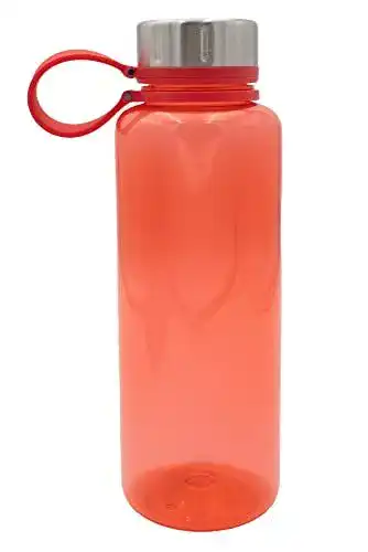 Steuber Trinkflasche Steel-Top 1000ml aus Kunststoff mit Edelstahldeckel