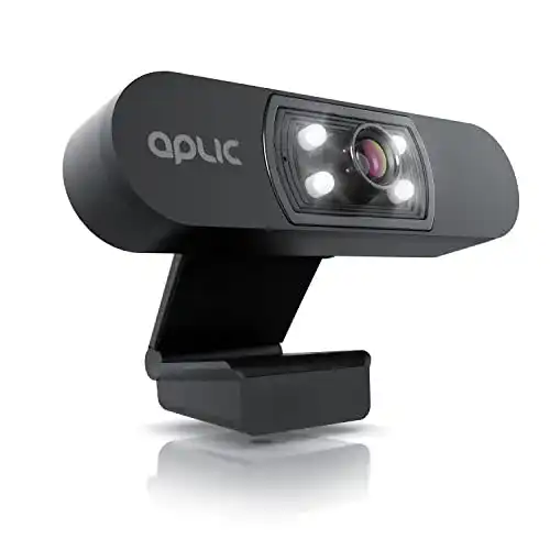 4K Webcam CSL-Computer – Full HD Webcam 1080p mit Mikrofon