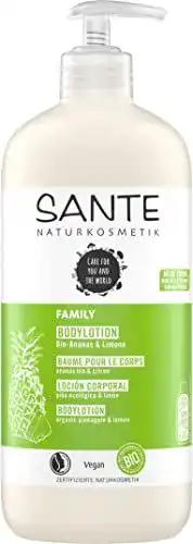 Feuchtigkeitsspendende Bodylotion von Sante Naturkosmetik mit Bio-Ananas
