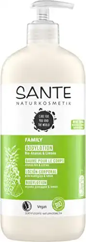 Feuchtigkeitsspendende Bodylotion von Sante Naturkosmetik mit Bio-Ananas