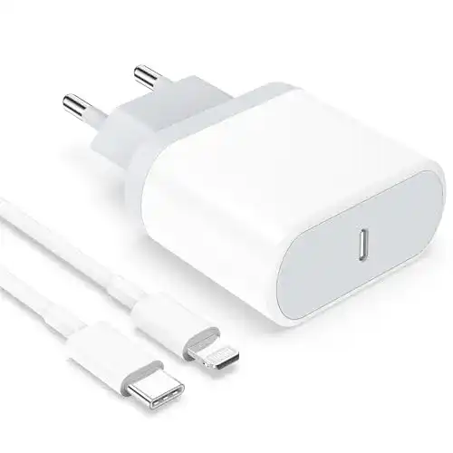 iPhone 13 Ladegerät Anigaduo 25W mit 2m Ladekabel
