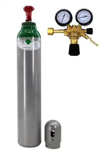 Schutzgasflasche Argon 100% 8 Liter für Schweißarbeiten