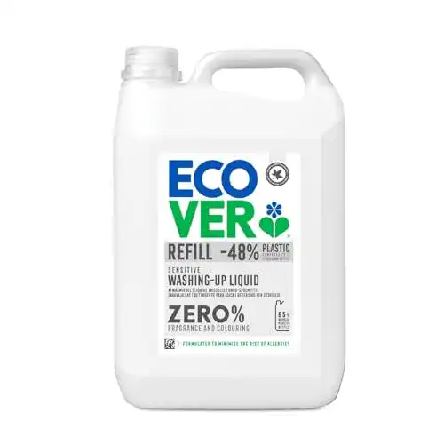 Ecover Zero Spülmittel Nachfüllpack 5L – Ökologisches Geschirrspülmittel