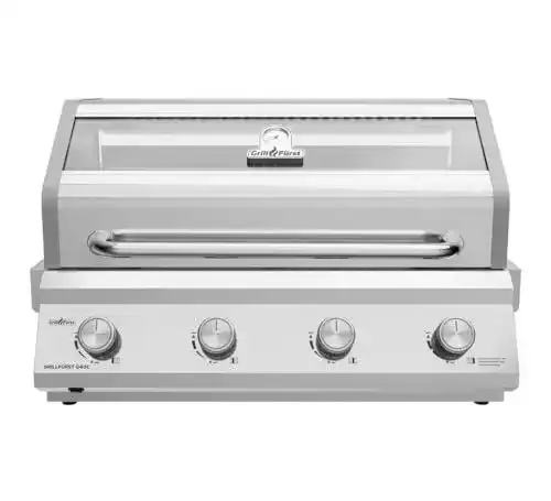 Gastrogrill Grillfürst Gasgrill G401G, 4-Brenner Edelstahl, Einbau