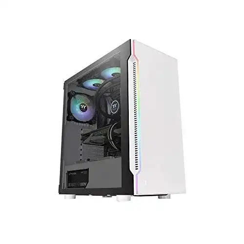 Thermaltake H200 TG RGB ATX PC-Gehäuse mit Tempered Glass und Lüfter