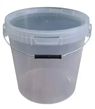 Eimer mit Deckel 25 Liter transparent und stapelbar