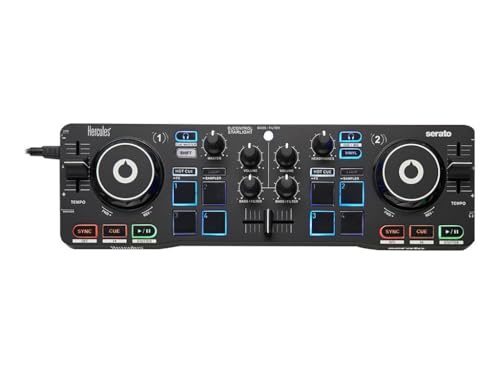 DJ-Controller Hercules DJControl Starlight – Tragbarer 2-Deck Controller